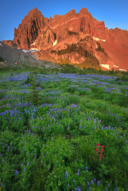 First Light on Three Fingered Jack
