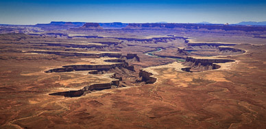 White Rim, Green & Colorado Rivers confluence