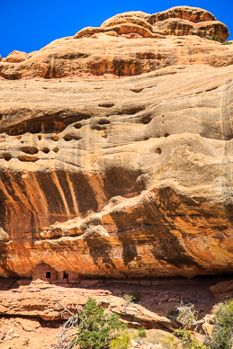 Grainary ruin near mouth of Bullet Canyon
