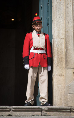 Guard at Presidential Palace