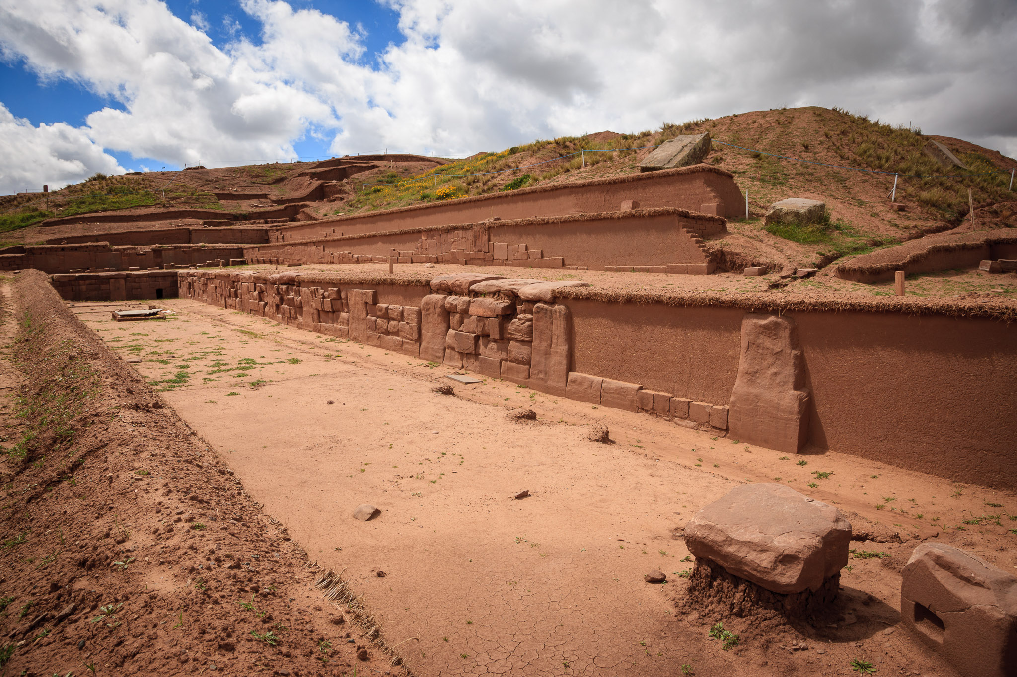 Huge Akapana Temple, only partially uncovered