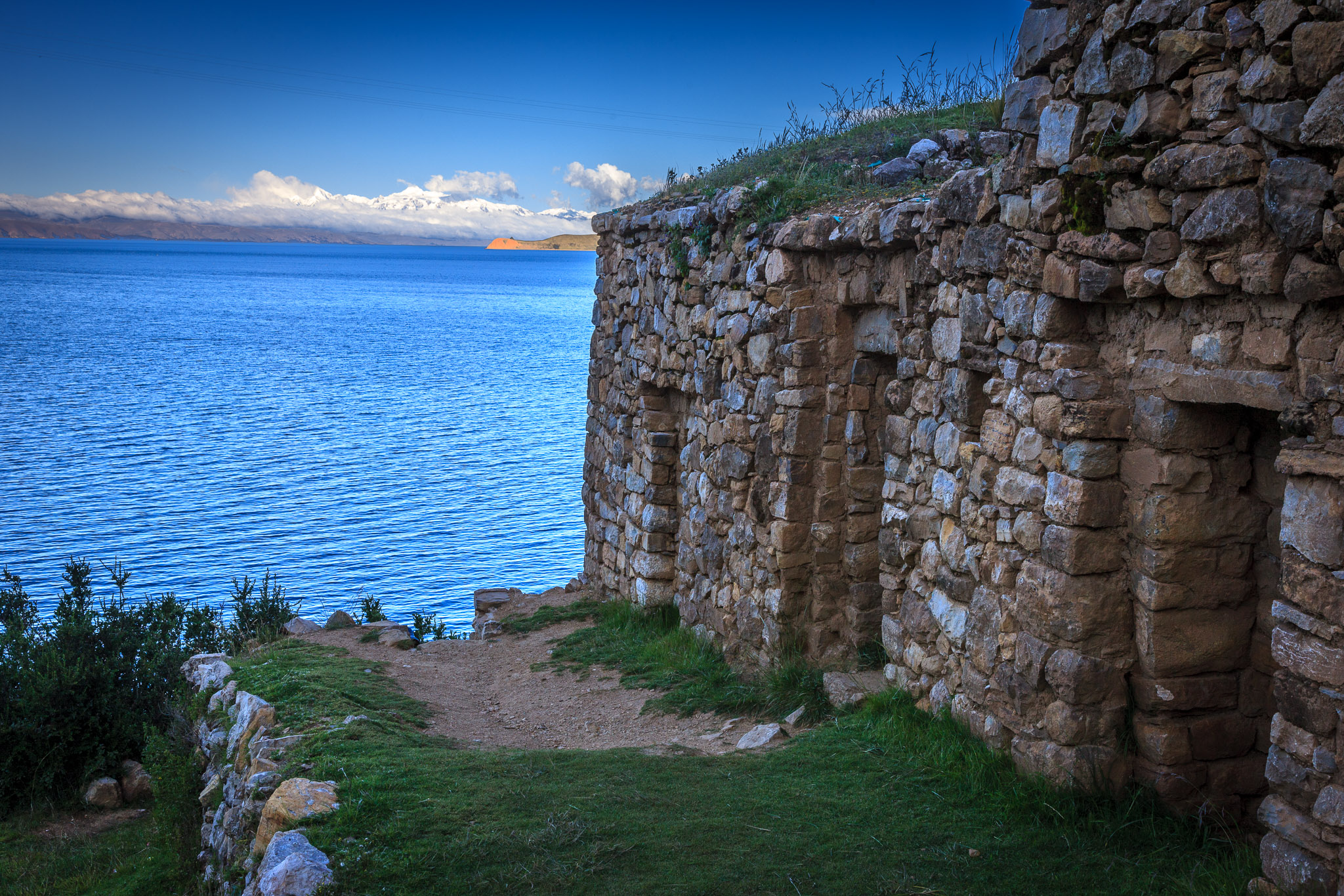 Inca ruins where we disembarked on Isla del Sol