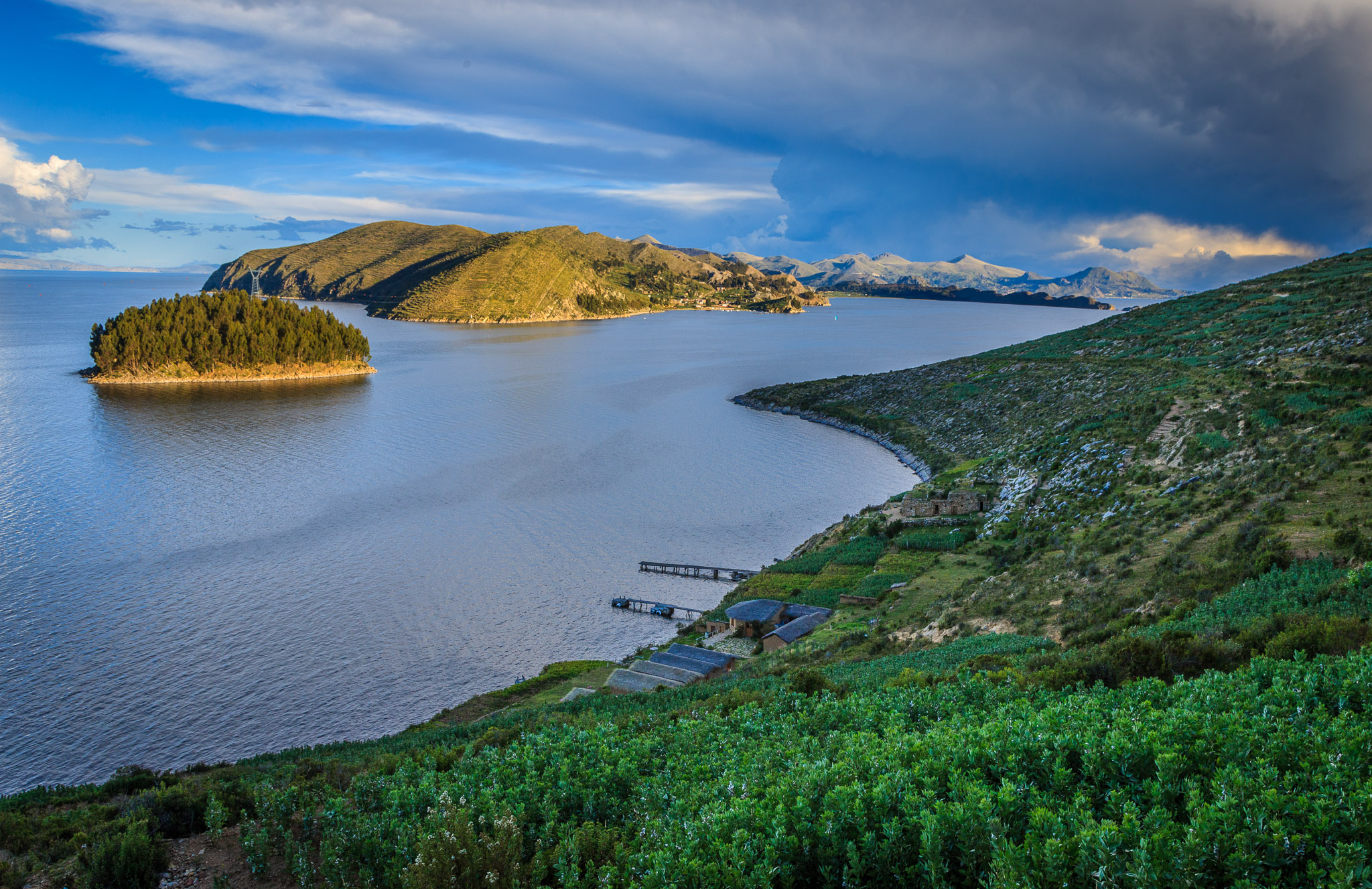 Sights on way to the EcoLodge on Isla del Sol