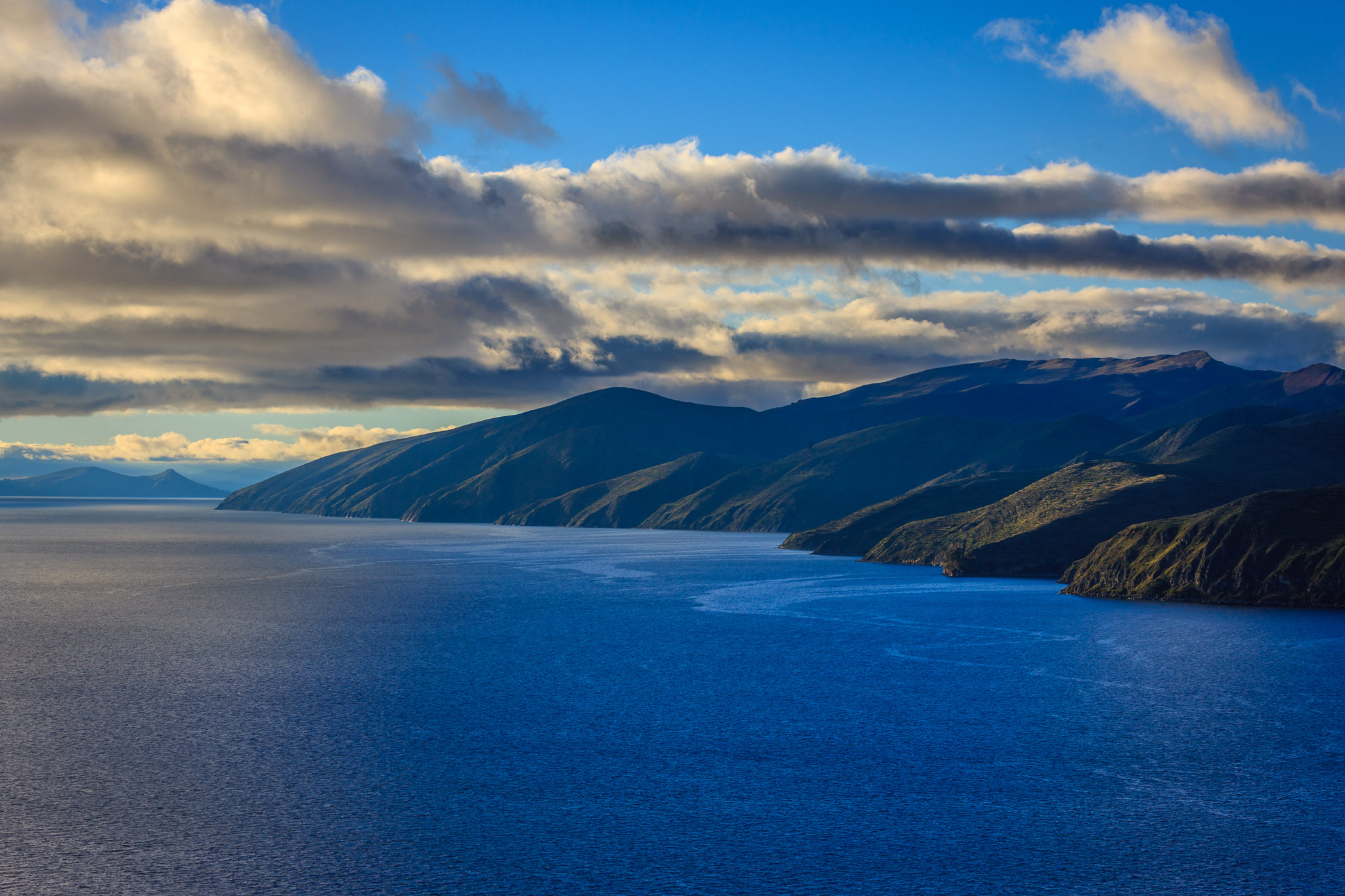 Morning light from Isla del Sol