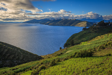 Morning view from Isla del Sol