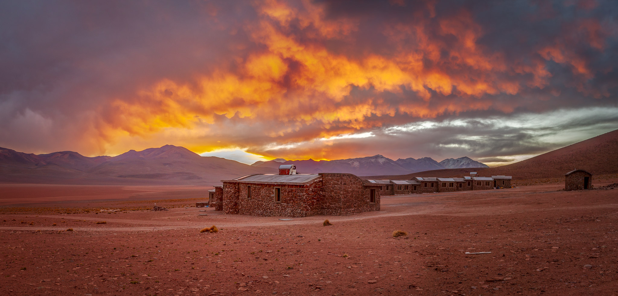 Tayka Hotel del Desierto sunset