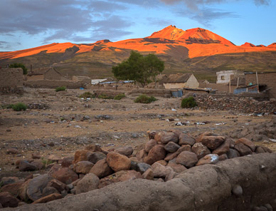 Sunset from village of Tahua