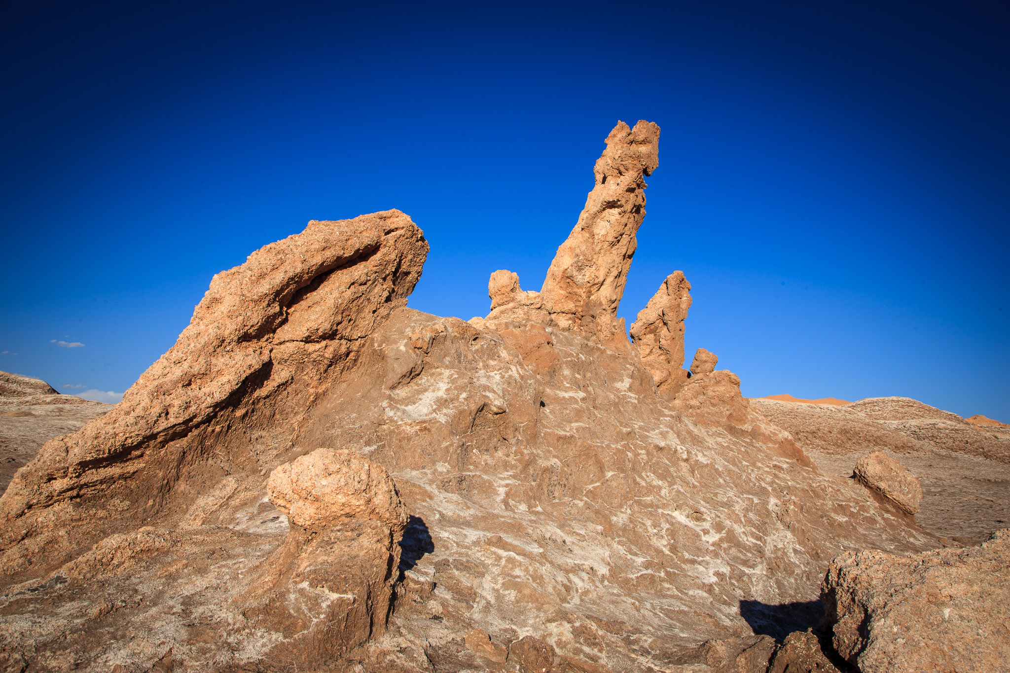 Salt formation in Valle de Luna, Cordillera de Sal