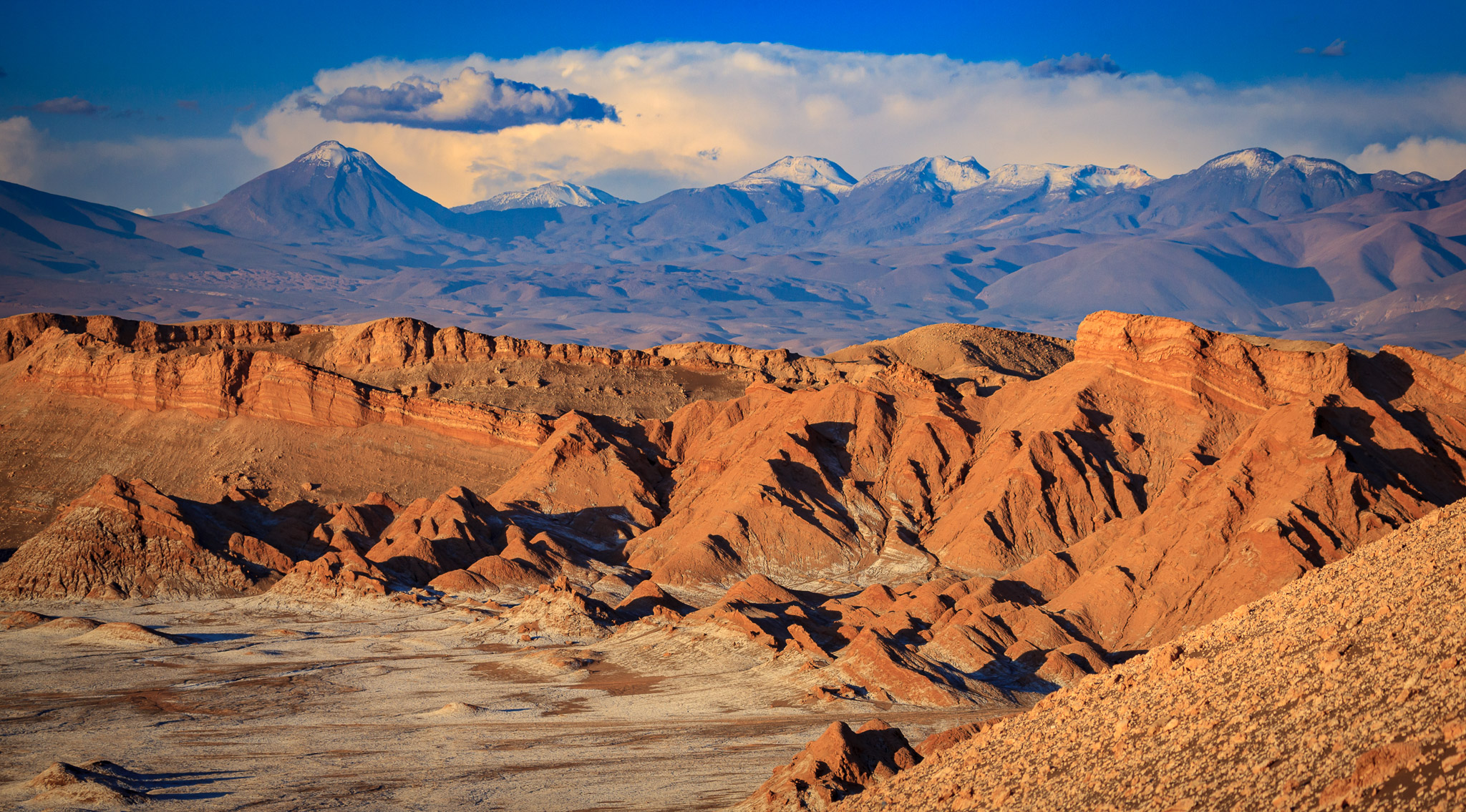 Evening light in Valle de Luna