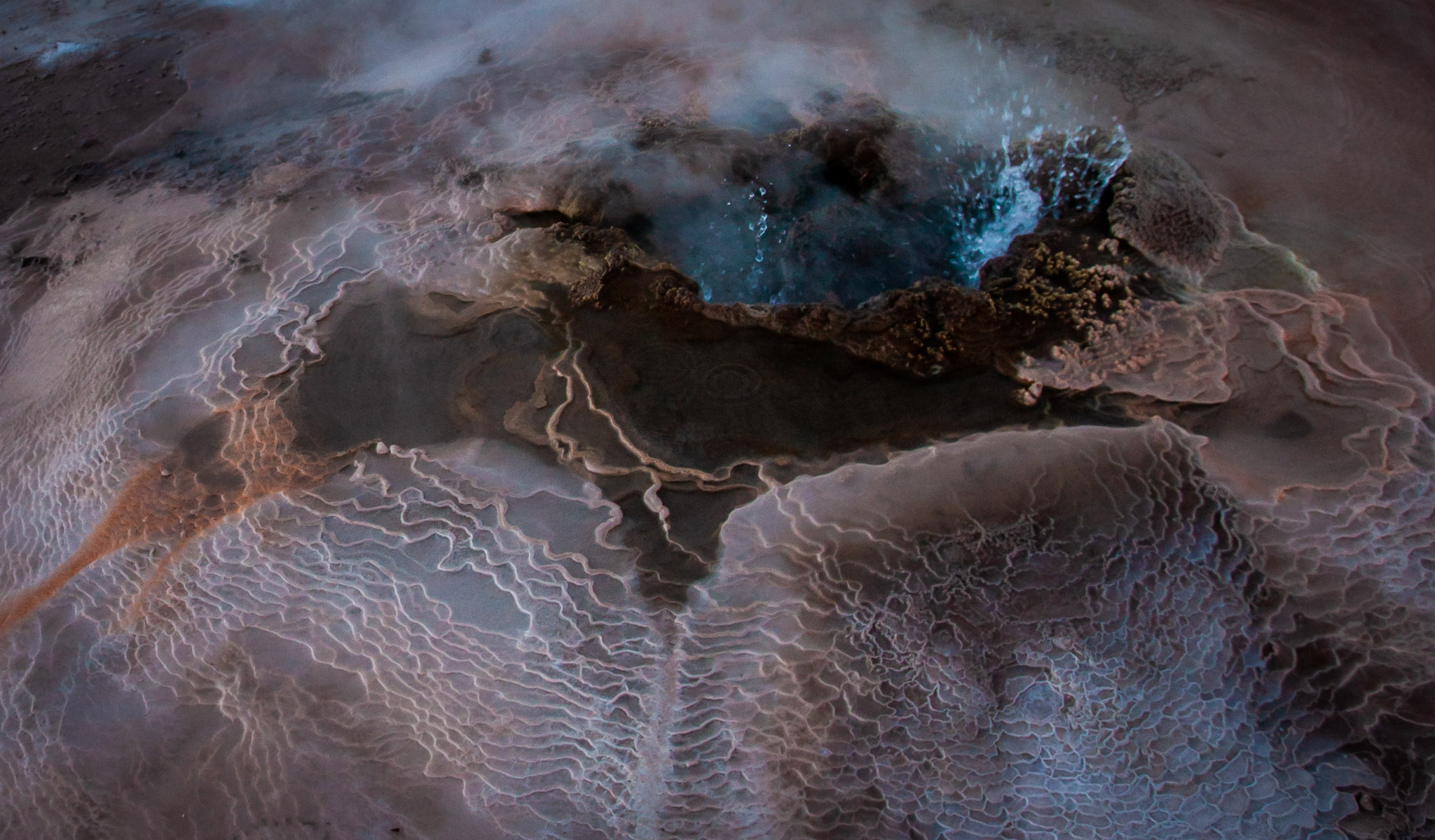 Early dawn at Geysers de Tatio