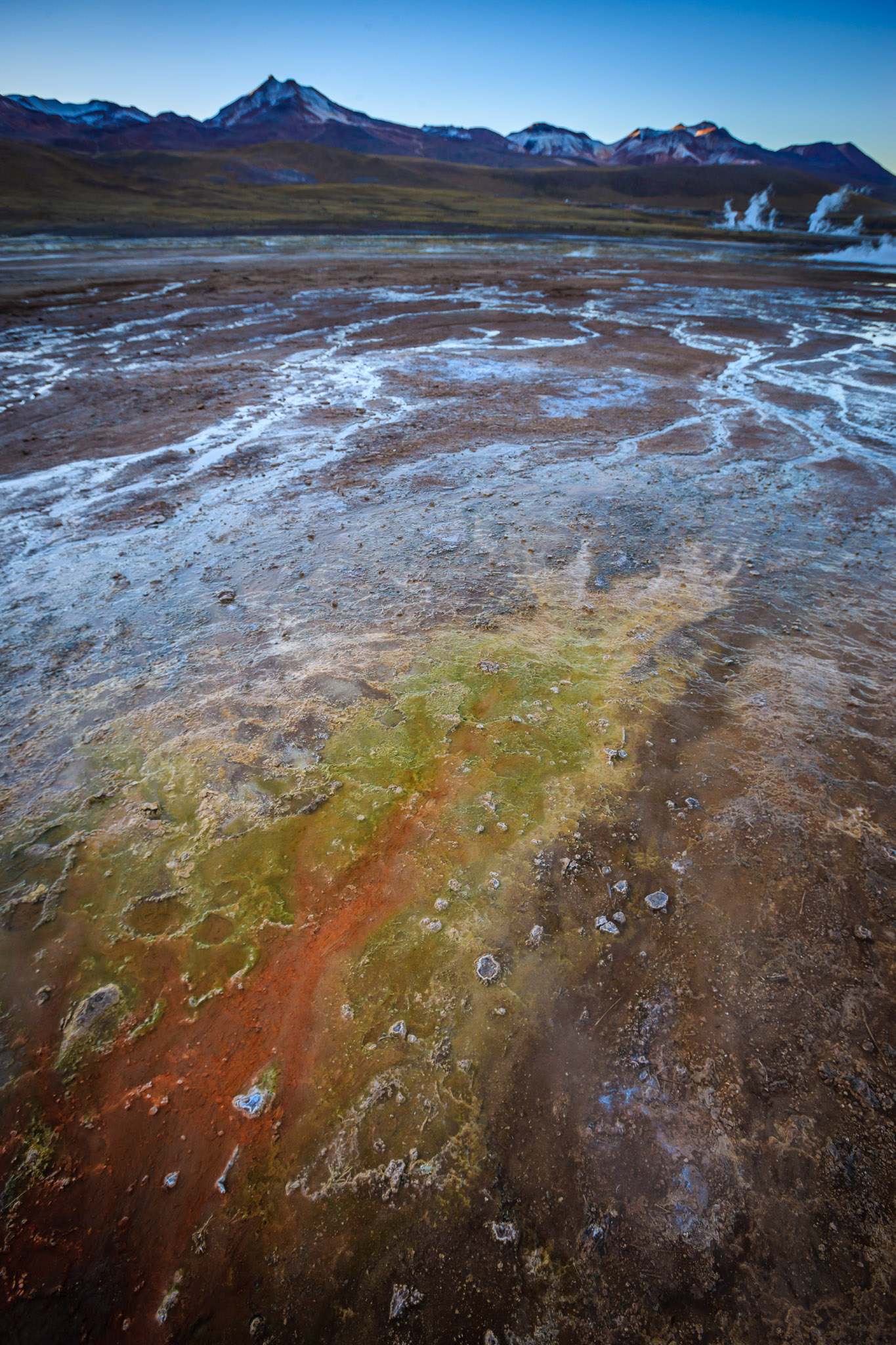 Early dawn at Geysers de Tatio