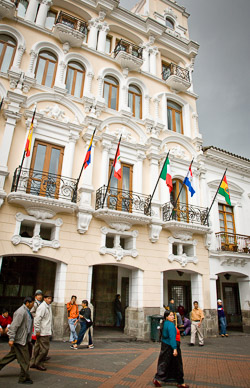 Our Quito hotel, Plaza Grande