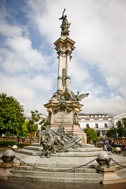 Center of old town Quito, Plaza Grande