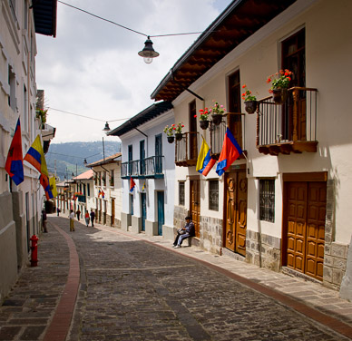 Quito street scene
