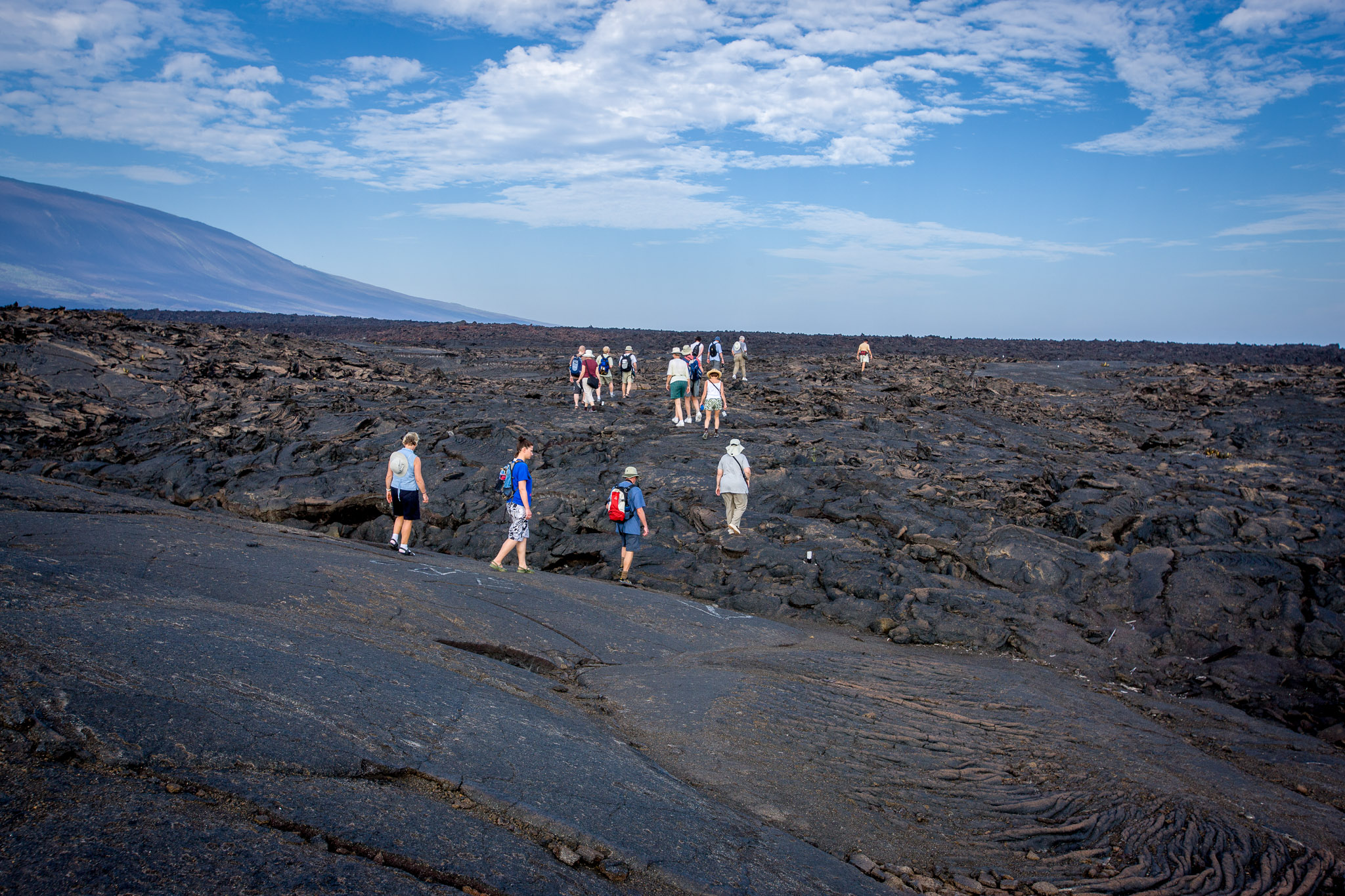 Out on the lava