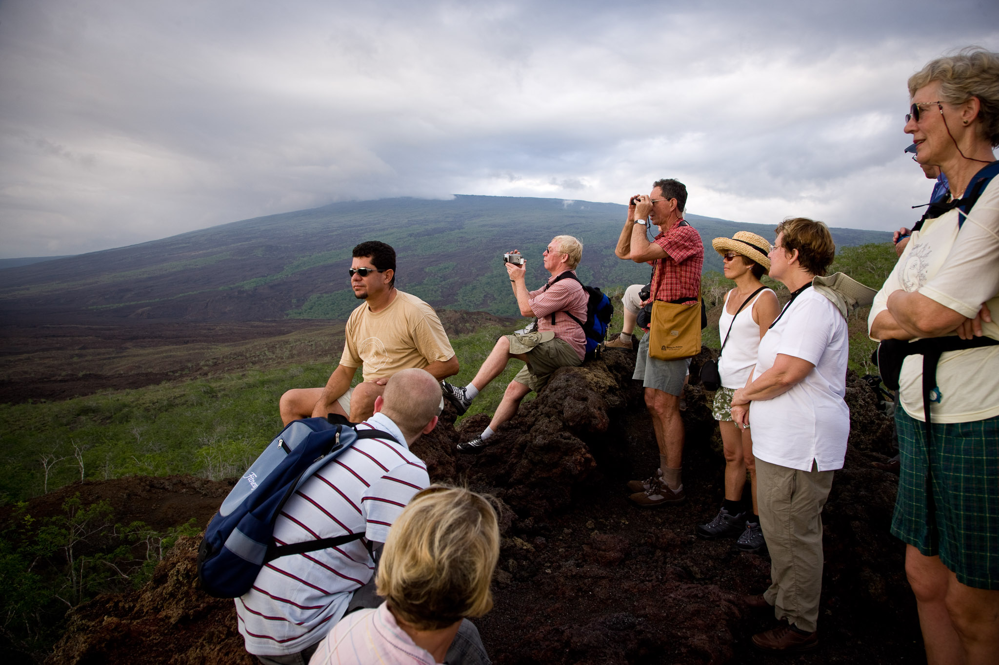 Looking out over Isla Isabella