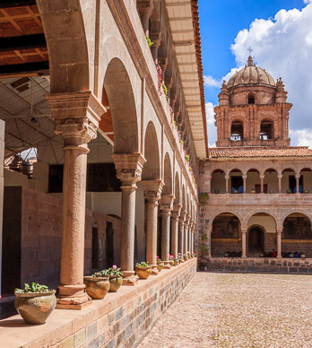 Santo Domingo Convent courtyard (aka Koricancha Inca Temple), Cusco
