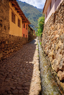 Ollantaytambo street, Sacred Valley of the Incas