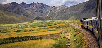 View from train between Cusco & Puno