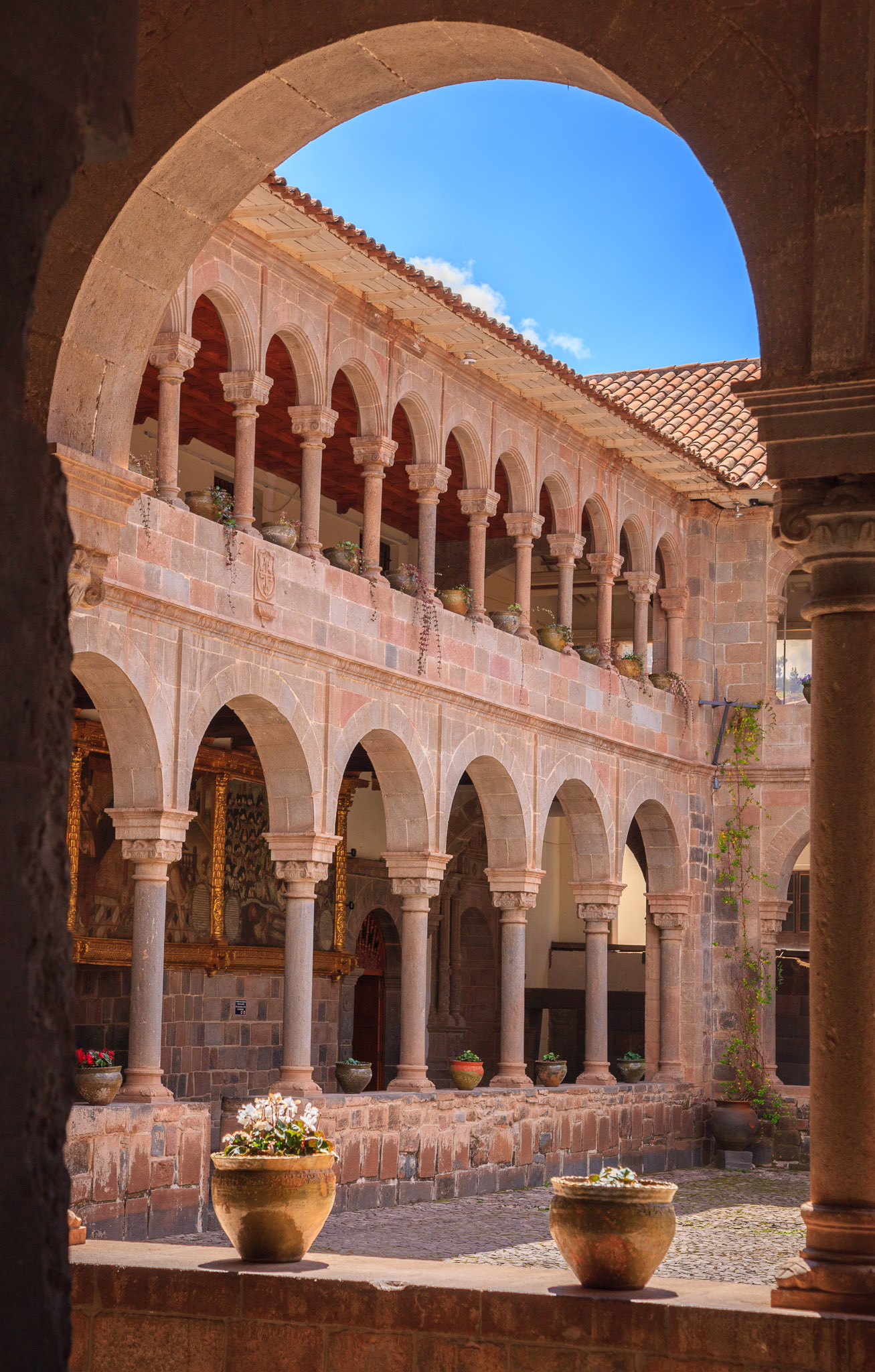 Santo Domingo Convent courtyard (aka Koricancha Inca Temple)