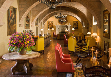Hotel Monasterio lobby, Cusco