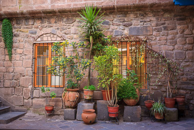 Interior courtyard