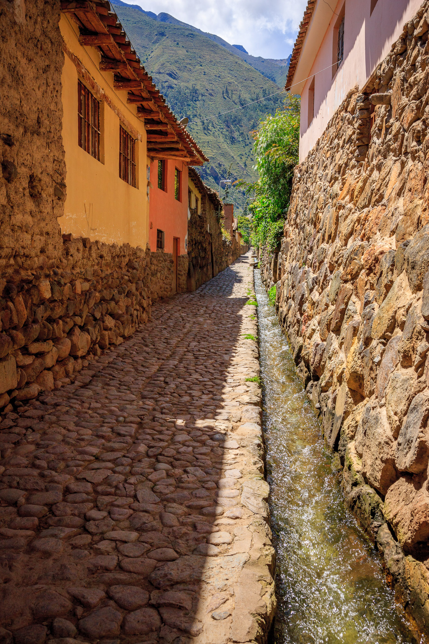 Ollantaytambo street, Sacred Valley of the Incas