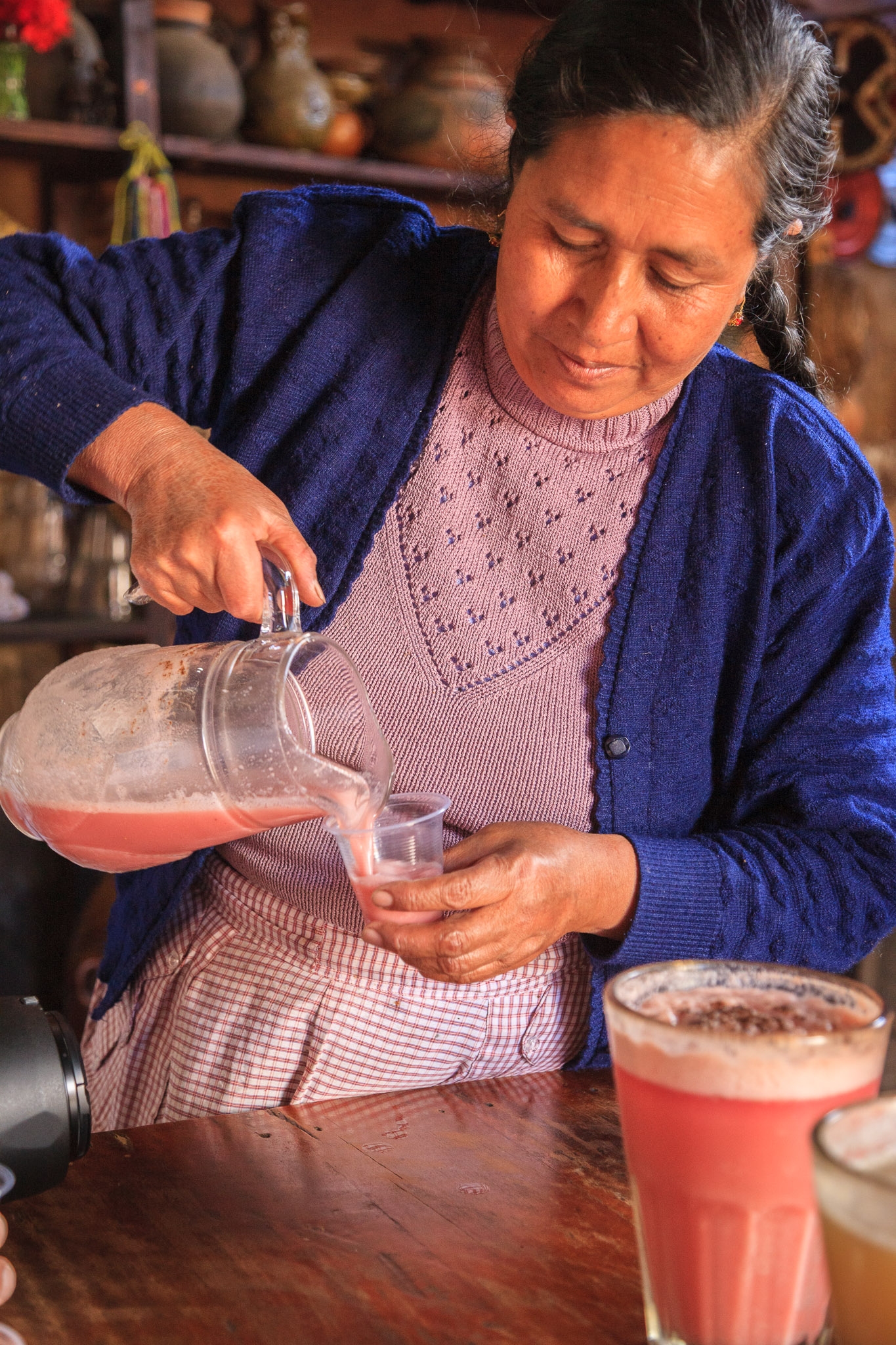 Chicha, beer made from sprouted maize