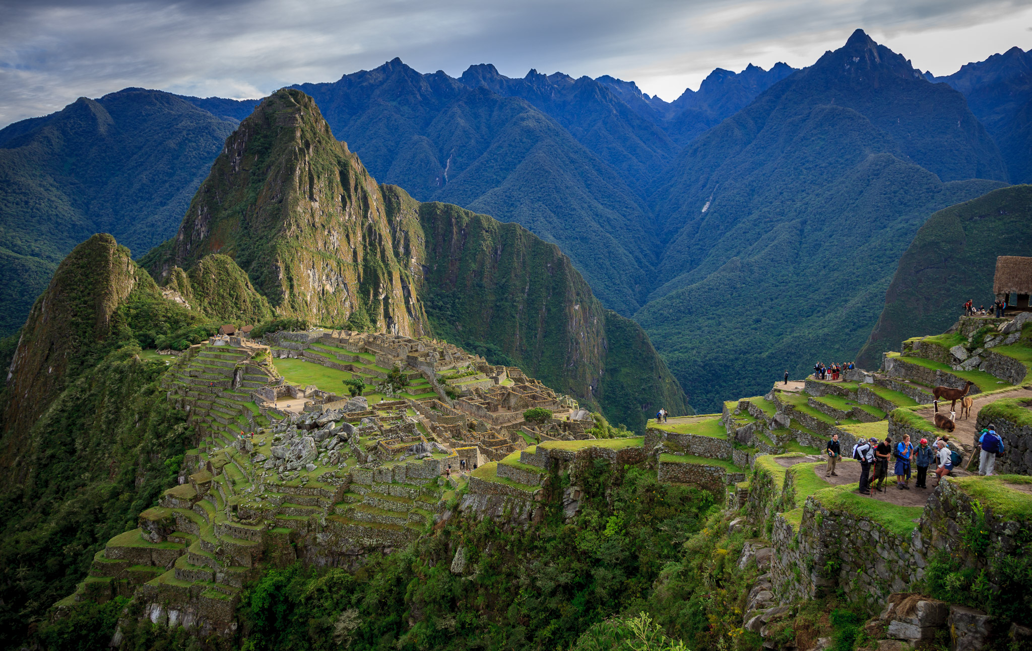 View from Inca Bridge trail