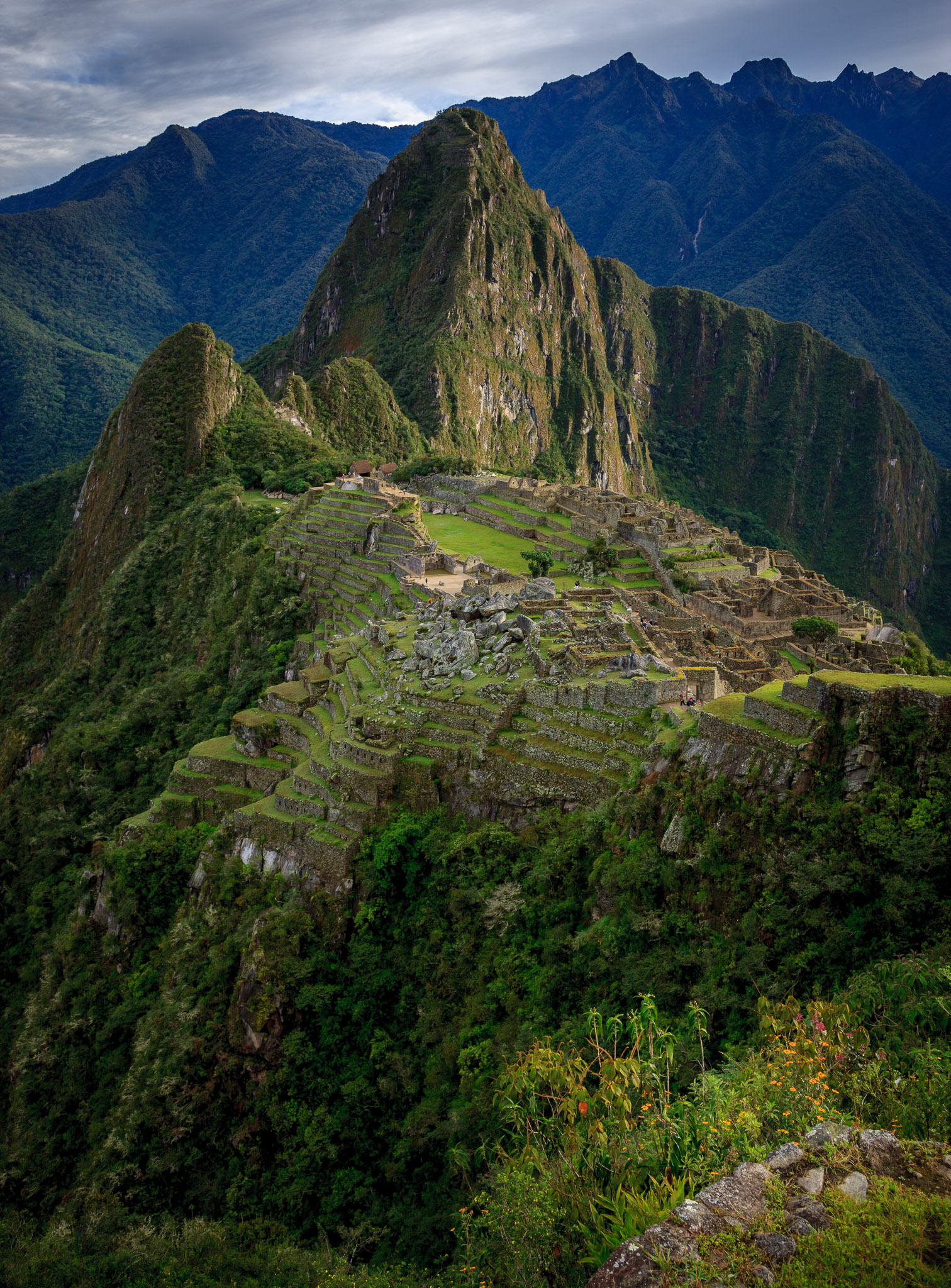 Western side of Machu Picchu