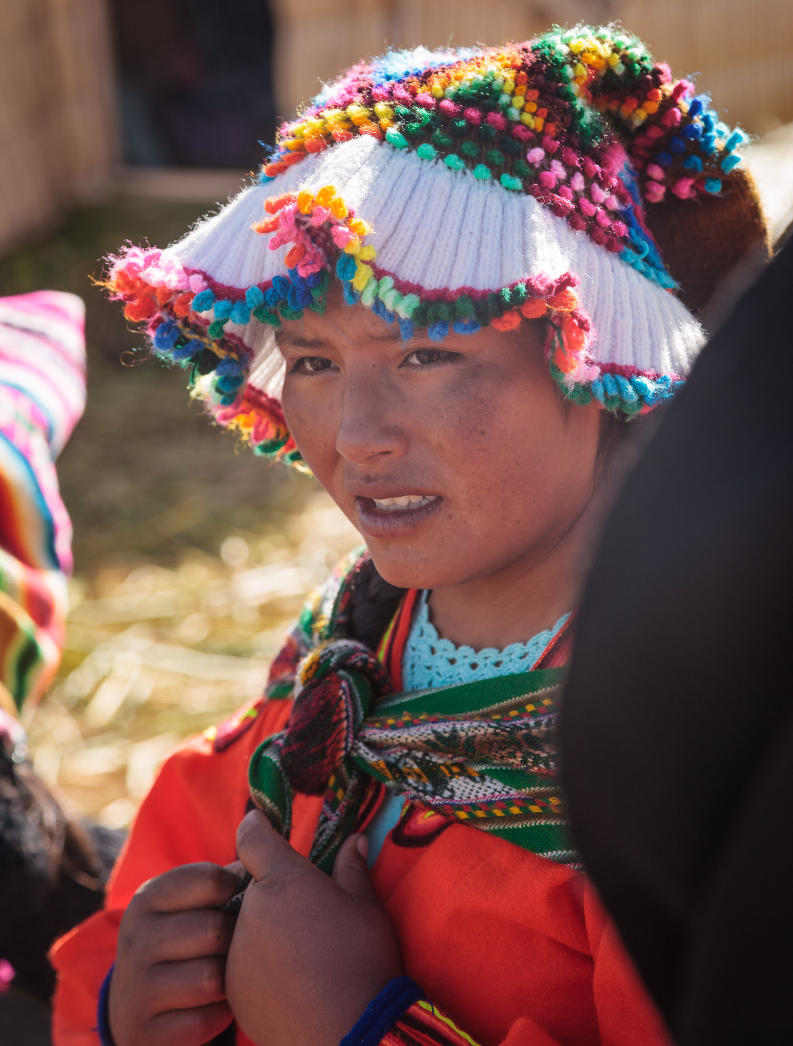 Los Uros - Gaviota inhabitants