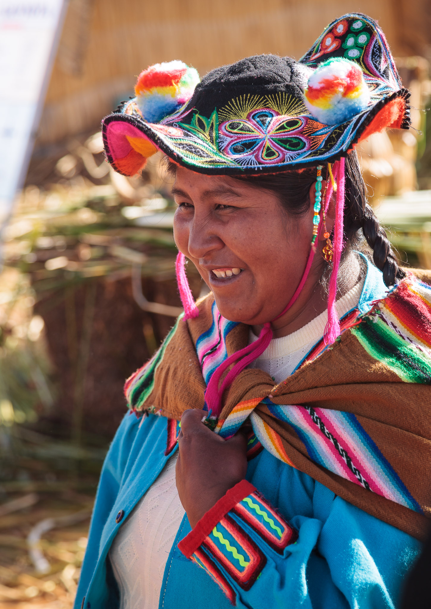 Los Uros - Gaviota inhabitants