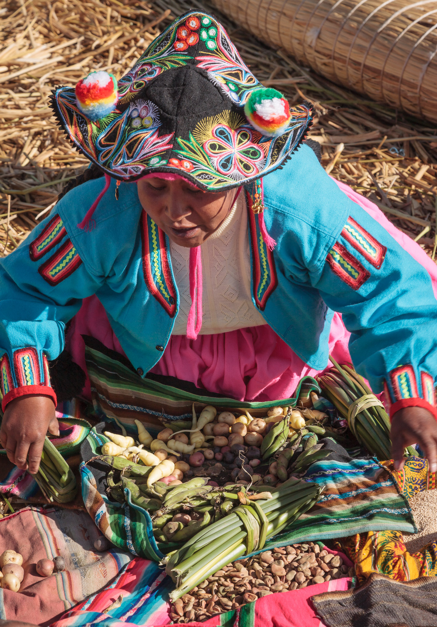 Los Uros - Gaviota inhabitants