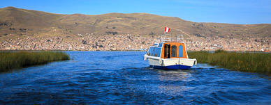 Puno from Lake Titicaca