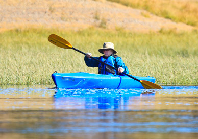 Kayaking on Wikiup Reservoir