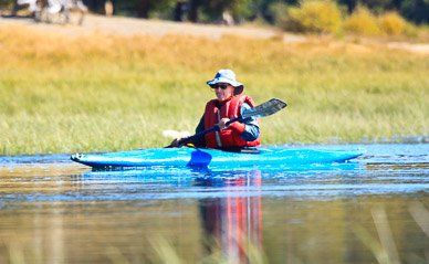 Kayaking on Wikiup Reservoir
