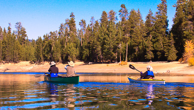 Kayaking on Wikiup Reservoir