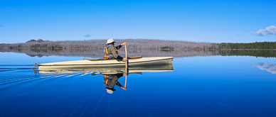 Kayaking on Waldo Lake