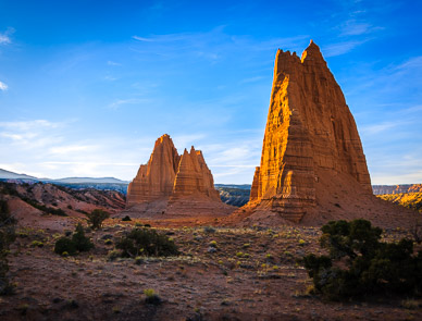 Upper Cathedral Valley Sunset