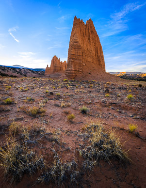 Upper Cathedral Valley Sunset