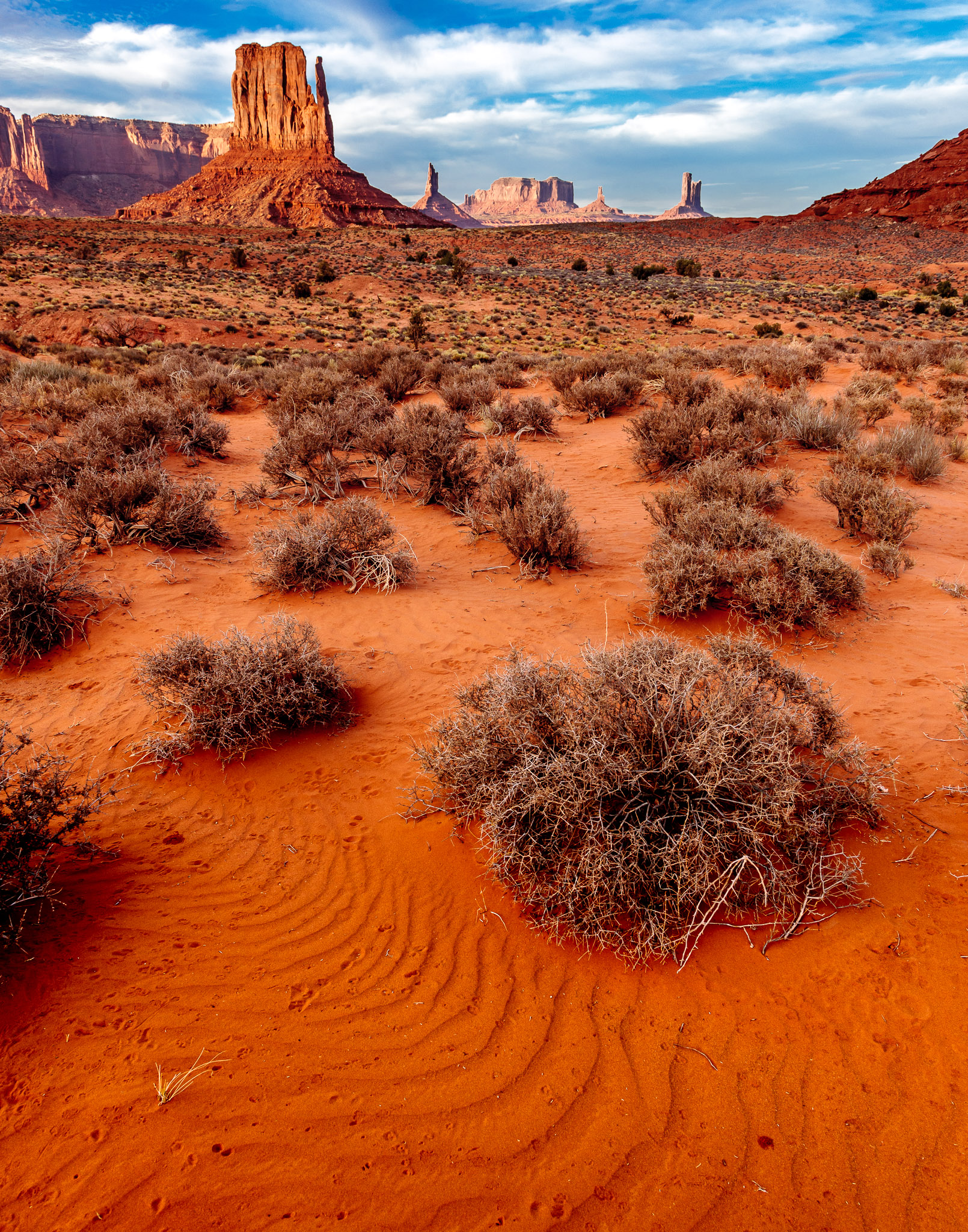 Sand & South Mitten, Monument Valley