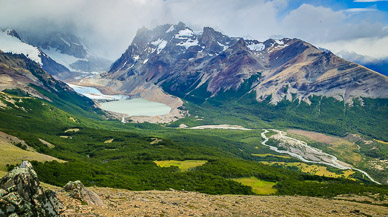 Cerro Torre & Laguna Torre basin, where we were 4 days earlier