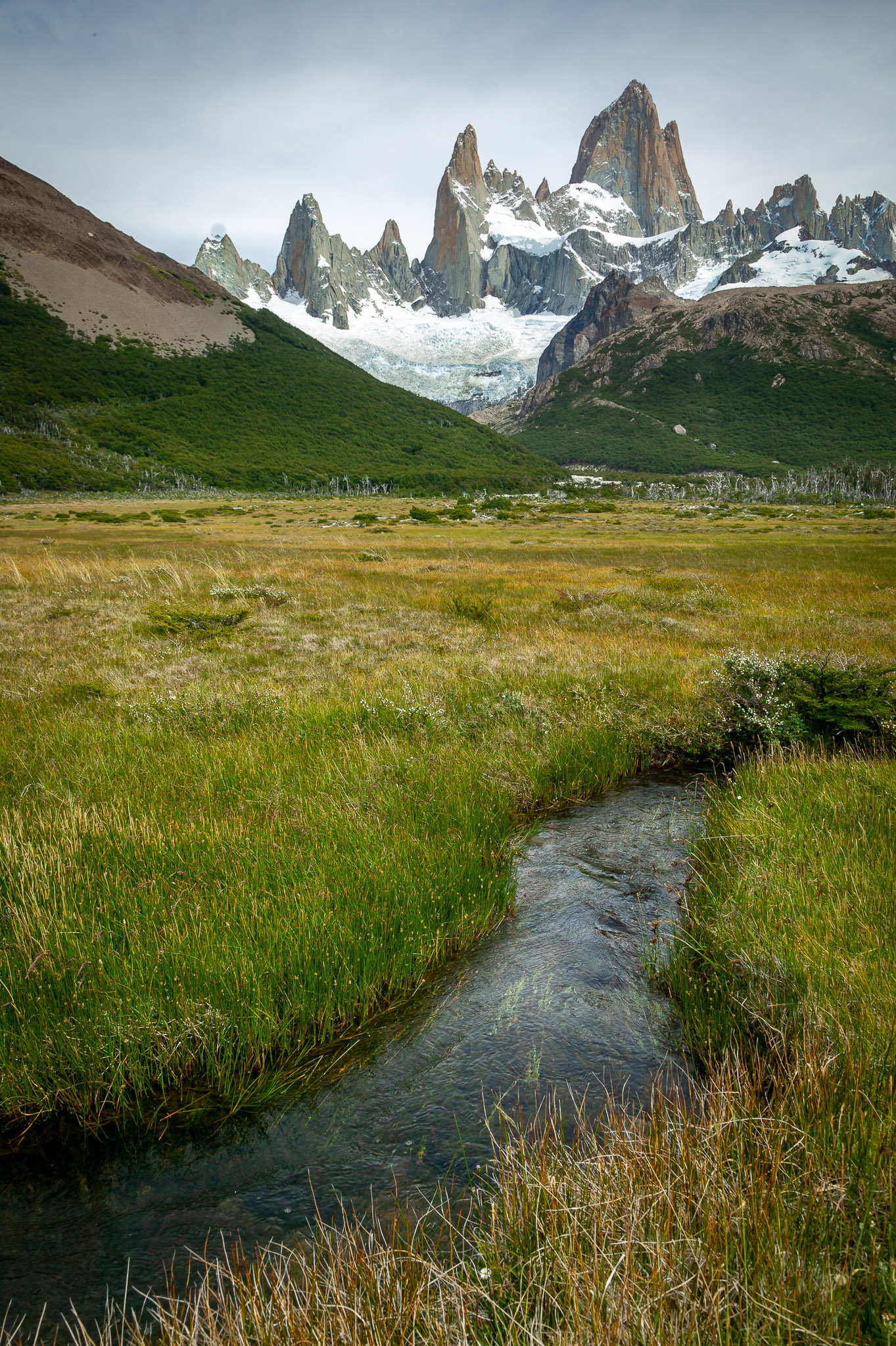 Fitz Roy with Cerro Poincenot to its left