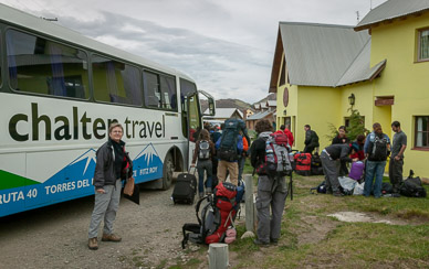 El Calafate to El Chaltén buses