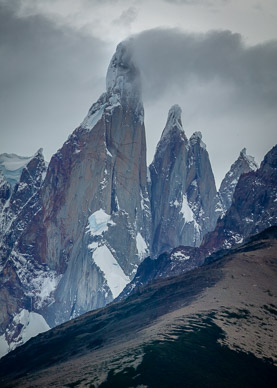 Cerro Torres behind El Chaltén
