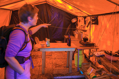 NYCA Camp Thorwood kitchen tent, kitchen tent