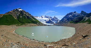 Cerro Torre behind Laguna Torre