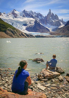 Wanda & Martha at Laguna Torre