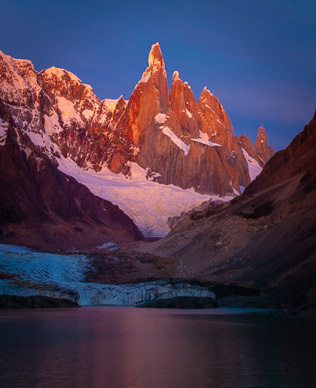 Dawn on Cerro Torre
