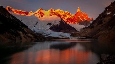 Dawn on Cerro Torre